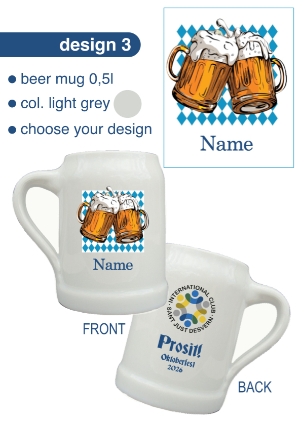 Bierkrug - Design 3